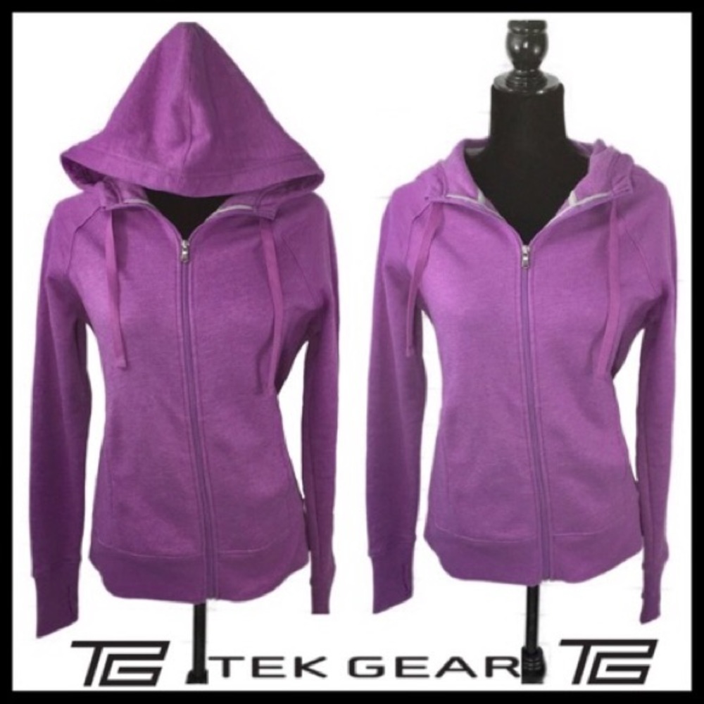 Tek Gear Purple Zip up jacket